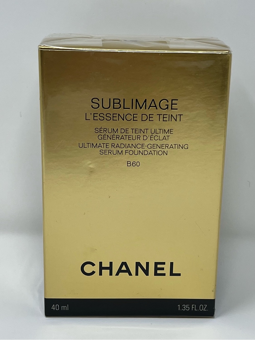 CHANEL Sublimage L’Essence de Teint Ultimate Serum Foundation, shade B60 40 mL